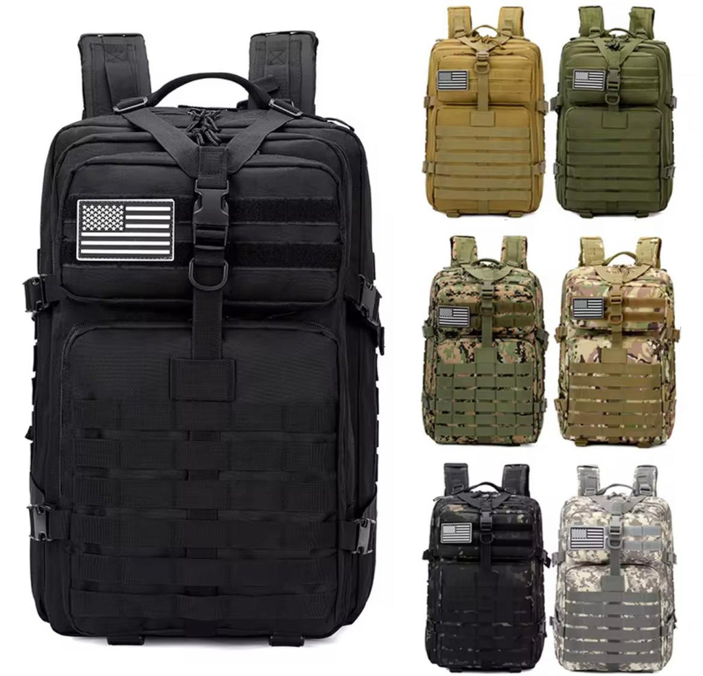 Mochila Tactica 45L CrossFit Camping Viajes