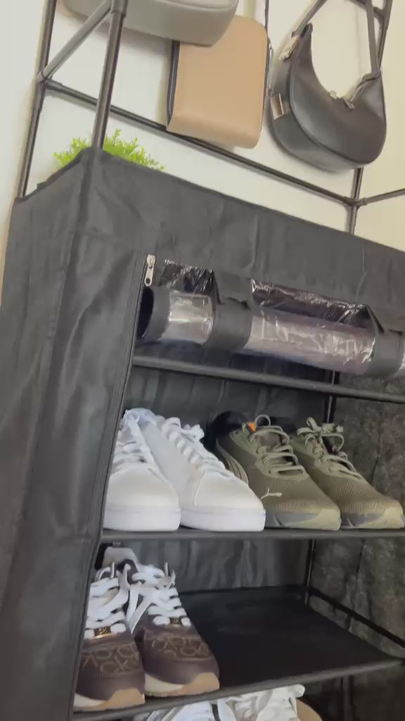 Recibidor con zapatero y pechero
